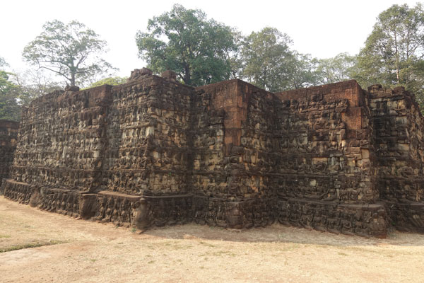 Angkor Thom Terrassen des Leprakönigs