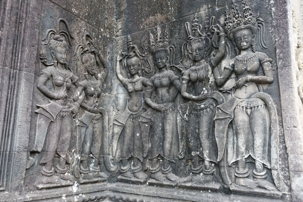 Angkor Wat Tempel Nymphen 1