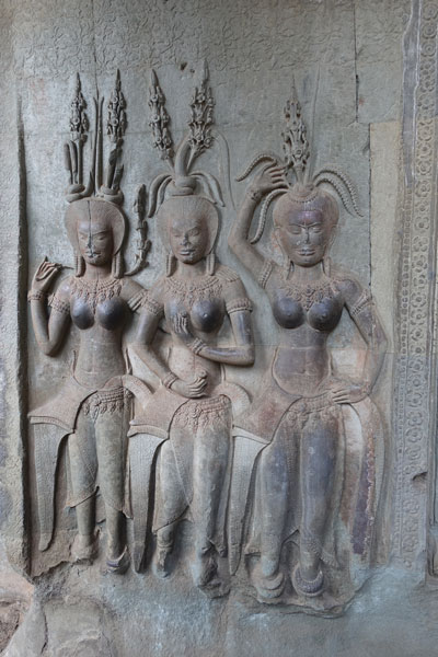Angkor Wat Tempel Nymphen 2
