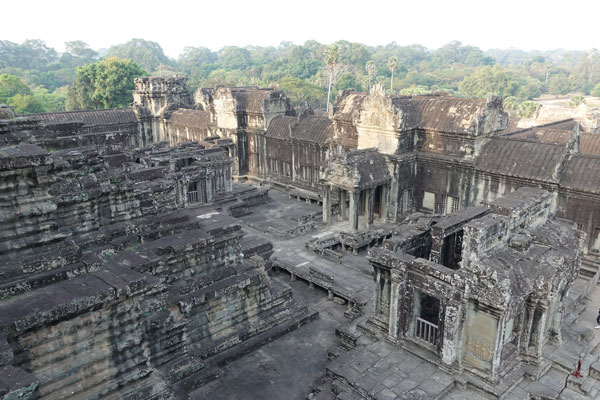 Angkor Wat Tempel von oben
