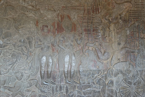 Angkor Wat Tempel Wandbild