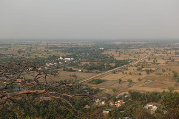 Battambang Tagestour Phnom Sampeau Ausblick