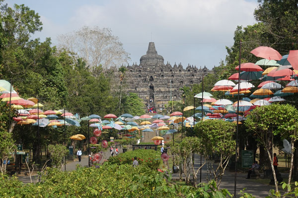 Borobudur Tempel bei Yogyakarta 3