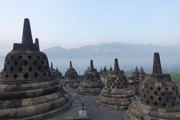 Borobudur Tempel bei Yogyakarta 4