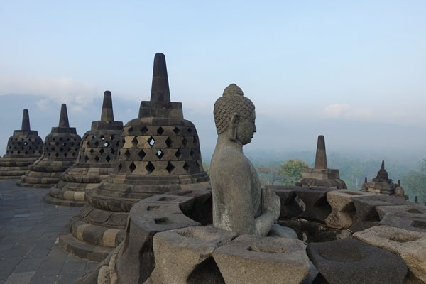 Borobudur Tempel bei Yogyakarta 6