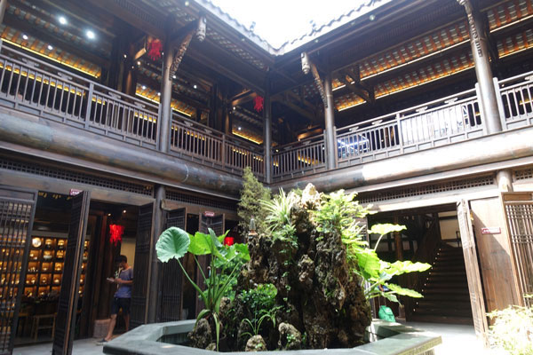 Chengdu Old Dragon Street Häuser innen 4