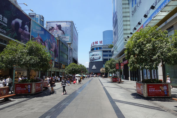 Chengdu Shopping Einkaufmeile 3