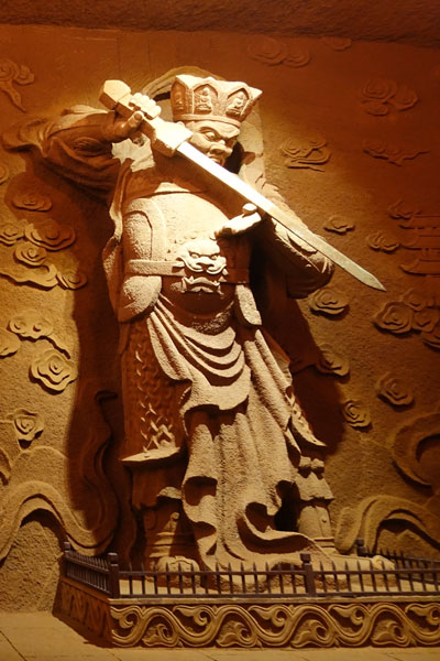 Chengdu Tagesausflug Oriental Buddhist Theme Park Höhle erste Halle 1
