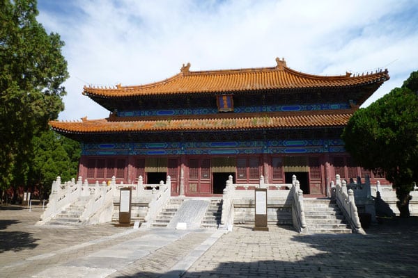 Chinesische Mauer Badaling Peking Ming Tombs Lingen Hall