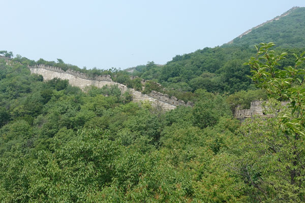 Chinesische Mauer Mutianyu Peking alte Mauer nicht restauriert 4