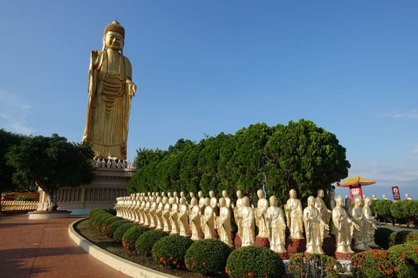 Fo Guang Shan Monastry bei Kaohsiung Great Buddha Land 1