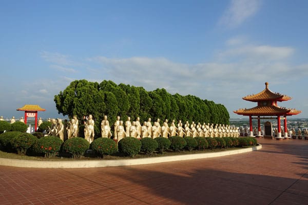 Fo Guang Shan Monastry bei Kaohsiung Great Buddha Land 4