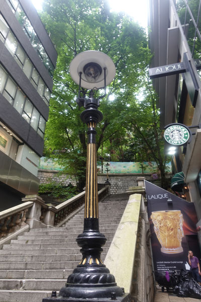 Hongkong Sehenswürdigkeiten Hongkong Island Oil Lamp Street