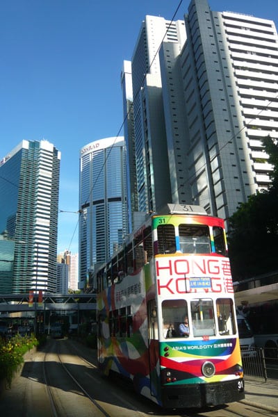 Hongkong Sehenswürdigkeiten Hongkong Island Tram 2