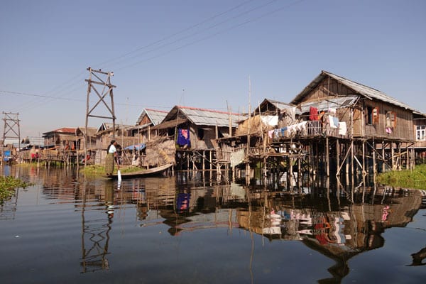 Inle lake landschaft 2