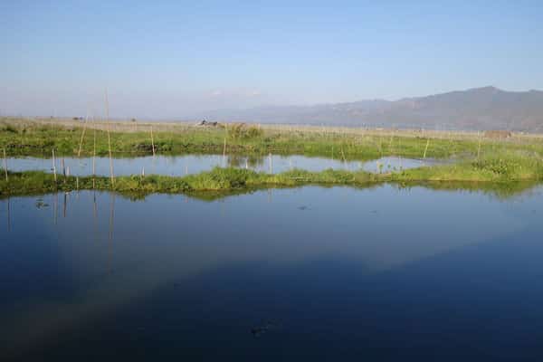 Inle lake landschaft 3