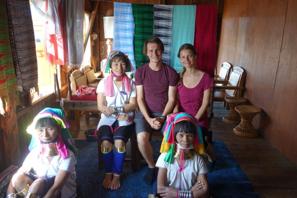 Inle Lake long neck Frauen