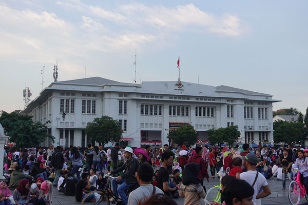 Jakarta Sehenswürdigkeiten Oldtown Fatahillah Square 1