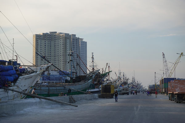 Jakarta Sehenswürdigkeiten Oldtown Old harbour Hafen 1