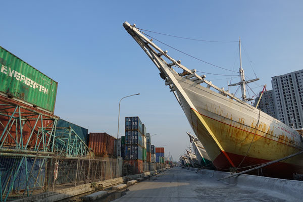 Jakarta Sehenswürdigkeiten Oldtown Old harbour Hafen 3