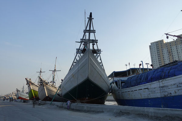 Jakarta Sehenswürdigkeiten Oldtown Old harbour Hafen 5