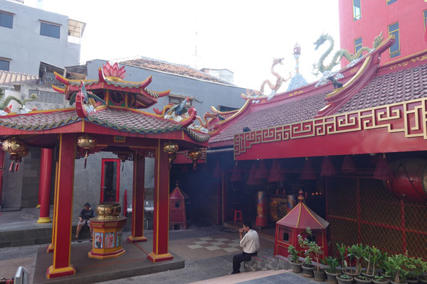 Jakarta Sehenswürdigkeiten Oldtown Tempel Vihara Toa Se Bio 1