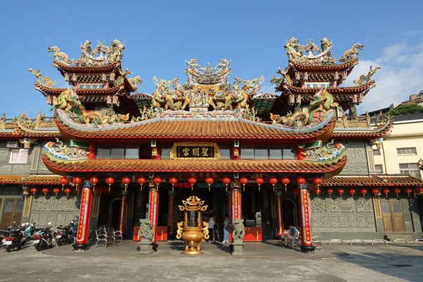 Sheng Ming Gong Jiufen Old Street Sheng Ming Gong Tempel Tagesausflug von Taipeh