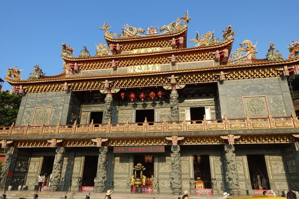 Ming Sheng Dong Tempel Jiufen Old Street Sheng Ming Sheng Dong Tempel Tagesausflug von Taipeh