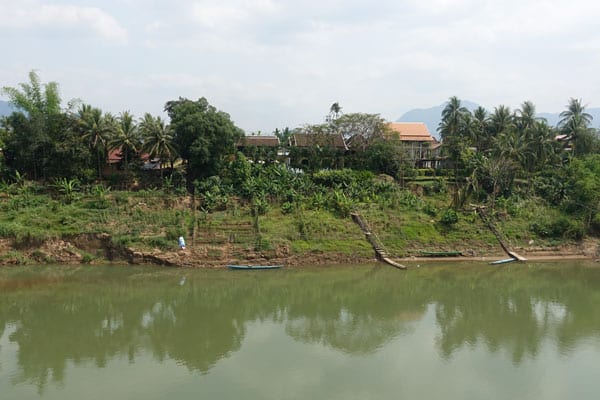 Luang Prabang Flussufer Nahmkam River 3