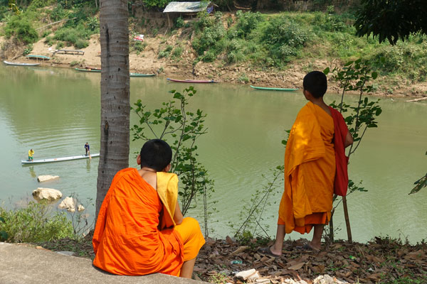 Luang Prabang Flussufer Nahmkam River 4