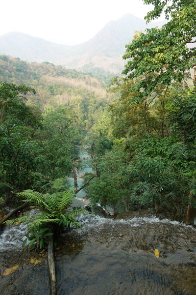 Luang Prabang Kuang Si Waterfall von oben