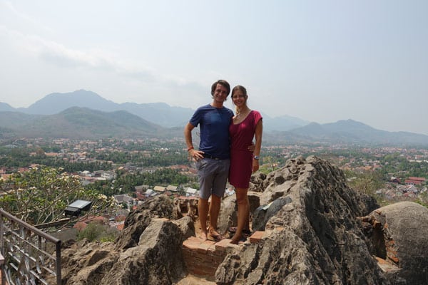 Luang Prabang Phousi Hill Aussicht 1