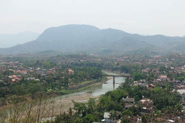 Luang Prabang Phousi Hill Aussicht 2