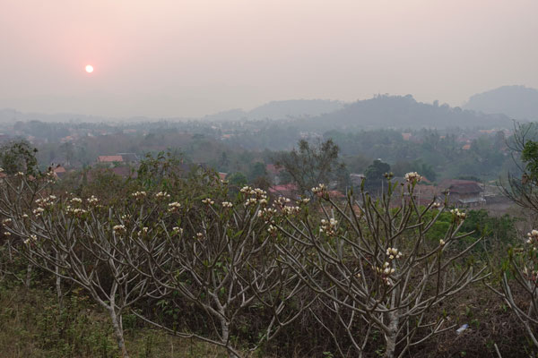 Luang Prabang Wat Paphonphao Vacnaram Aussicht
