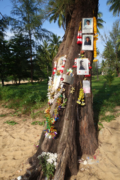 Mahnmal am Strand