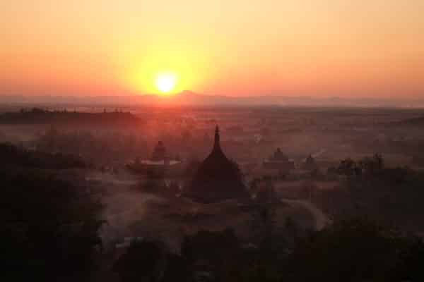 Mrauk u sonnenuntergang discovery view path 2