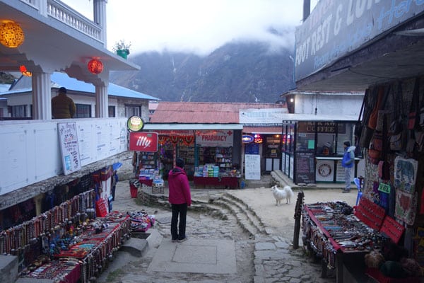 Namche Einkaufen