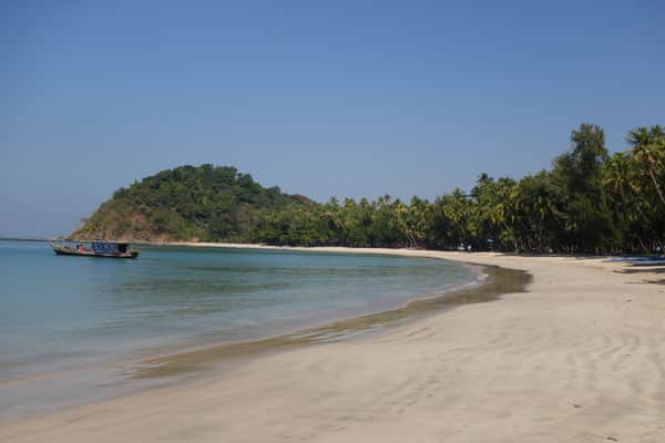Ngapali beach mittlerer Strandabschnitt 3