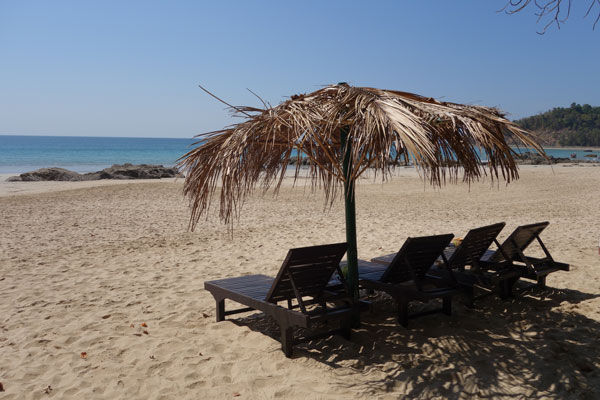 Ngapali beach südlicher Strandabschnitt 2