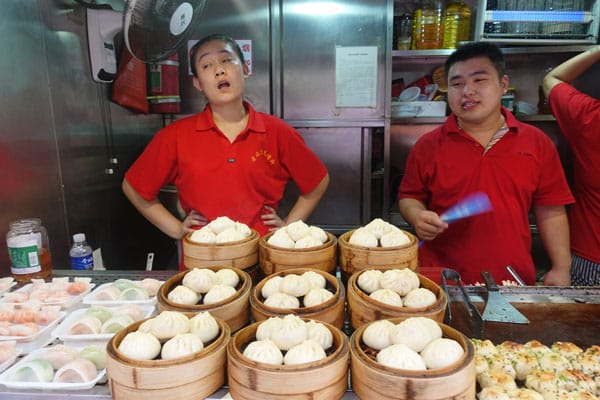 Peking Sehenswürdigkeiten Einkaufen Wangfujing Snack Street 2
