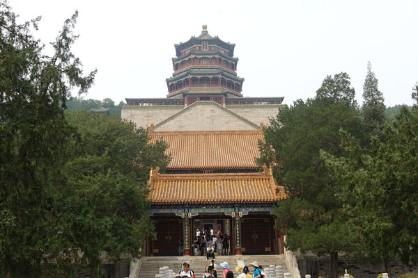 Peking Sehenswürdigkeiten Neuer Sommerpalast Pai Yun Dian Tempel 1
