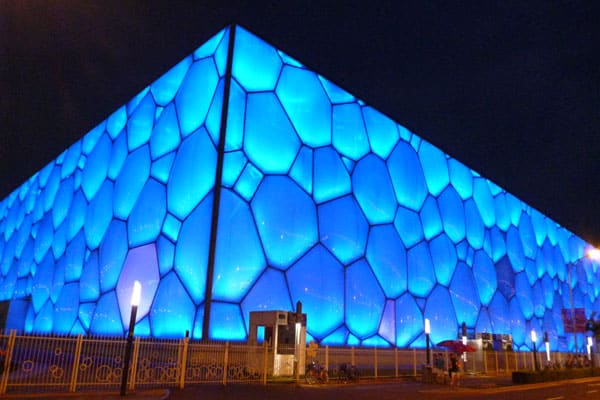 Peking Sehenswürdigkeiten Olympiapark Schwimmhalle Ice Cube 2