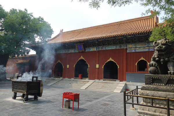 Peking Sehenswürdigkeiten Yong He Lama Temple Eingang 3