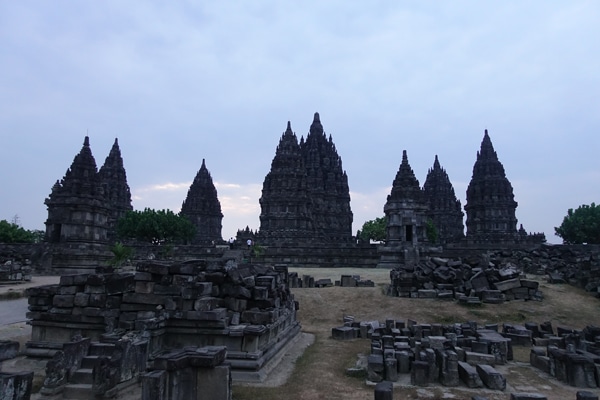 Prambanan Tempel Sonnenuntergang 1