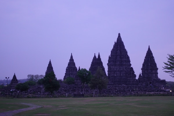 Prambanan Tempel Sonnenuntergang 2