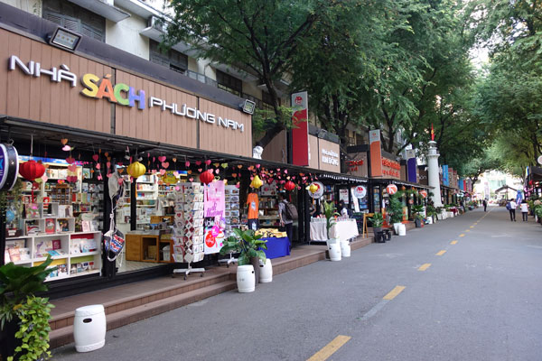 Saigon Sehenswürdigkeiten Bücherstraße in Saigon 1