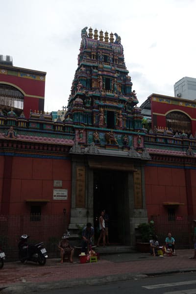 Saigon Sehenswürdigkeiten Mariamman Hindu Tempel