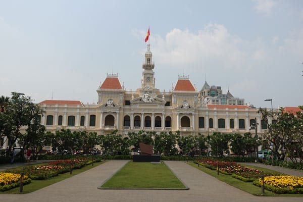 Saigon Sehenswürdigkeiten Rathaus Sitz des Volkskommitees 1