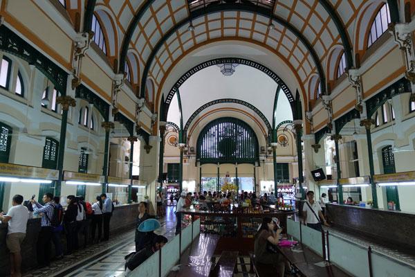Saigon Sehenswürdigkeiten Saigon Central Post Office 3