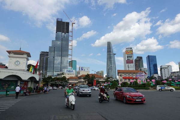 Saigon Sehenswürdigkeiten Stadtbild 2